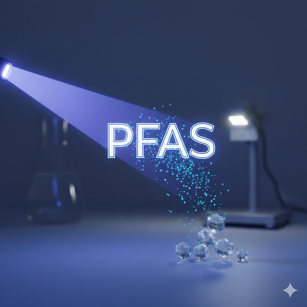 PFAS 分解新技術：低毒性奈米材料與 LED 光